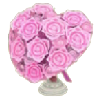 ACNH - The Pink version of Heart-Shaped Bouquet