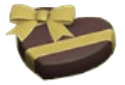 ACNH - The Dark Chocolate version of Chocolate Heart