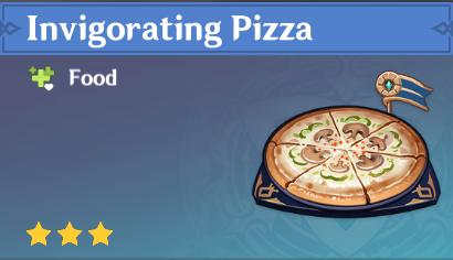 Genshin Impact - How to Get Invigorating Pizza and Effects