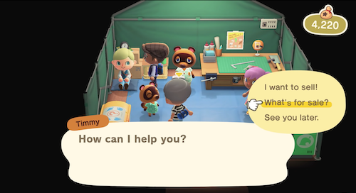 ACNH - Only Leader Can Shop