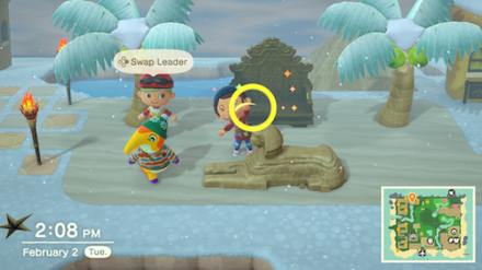 ACNH - Swap Leader from Menu