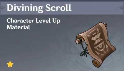 Genshin Impact - How to Get Divining Scroll and Effects