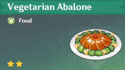 Genshin Impact - How to Get Vegetarian Abalone and Effects