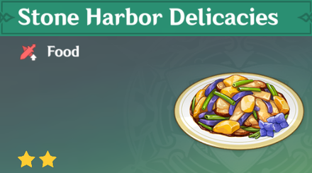 Genshin Impact - How to Get Stone Harbor Delicacies and Effects