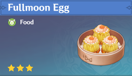 Genshin Impact - How to Get Fullmoon Egg and Effects
