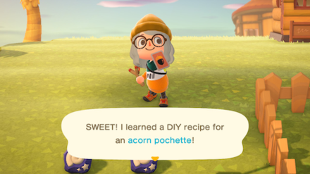 ACNH, Acorn pochette - How To Get DIY Recipe & Required Materials