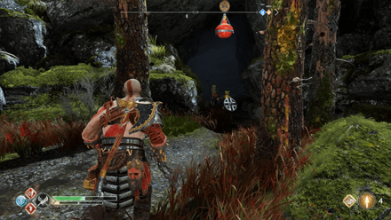 GoW - The Fire of Reginn Cave Leading to the Second Dragon Shrine