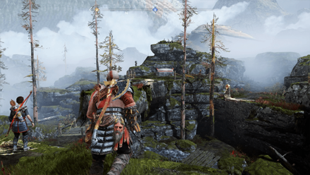 GoW - Hail to the King Jump on the Platforms