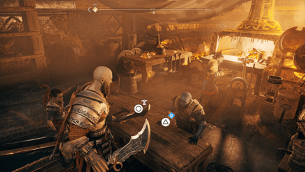 GoW - Hail to the King Talk to Brok