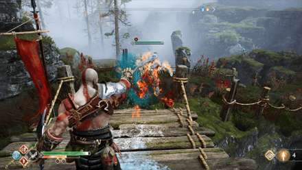 GoW - Hail to the King Hel-Reaver on Bridge