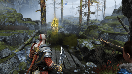 GoW - Hail to the King Scorn Pole Stronghold Entrance