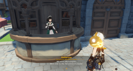 Genshin - Talk to Katheryne