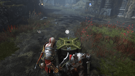 GoW - Hail to the King Third Entry Stone on Pedestal