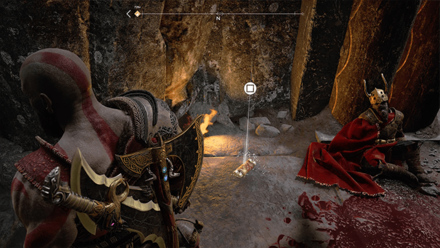 GoW - Hail to the King Scroll Next to the Corpse