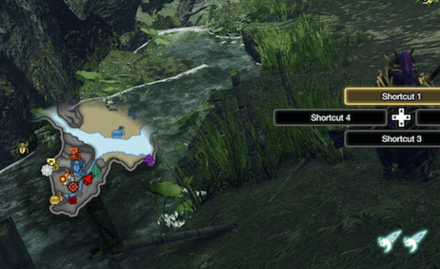 MH Rise - Detailed Map Shows Icons