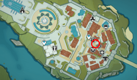 Genshin - Forest-Patrol Hound Map Location - Mondstadt City