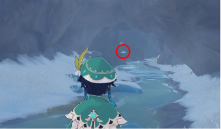 Genshin - Cryo Crystalfly Location - Dragonspine