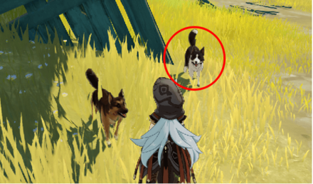 Genshin - Forest-Patrol Hound Location - West of Cuijue Slope