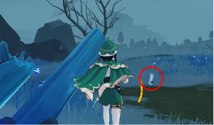 Genshin - Snow Fox Location - Dragonspine