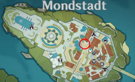 Genshin - Forest-Patrol Hound Map Location - Mondstadt City