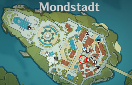 Genshin - Northland Cat Map Location - Mondstadt City