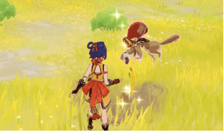 Genshin - Hoarder Weasel Thief Location - West of Cuijue Slope