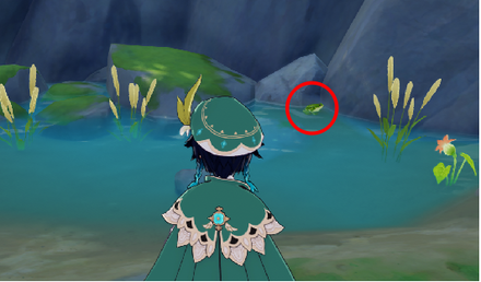 Genshin - Frog Location - Whispering Woods