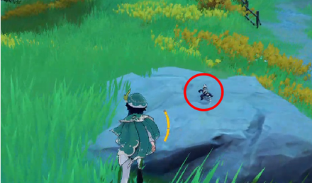 Genshin - Blue Horned Lizard Location - Dihua Marsh