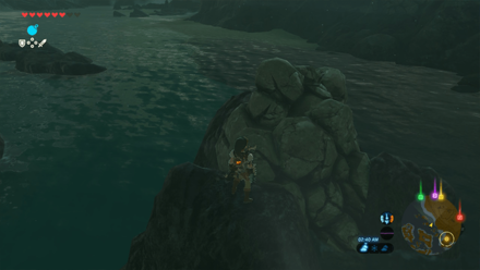 BotW - Master of the Wind Boulder 1 Location