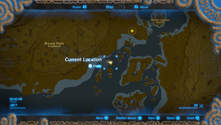 BotW - Master of the Wind Boulder 1 Map Location