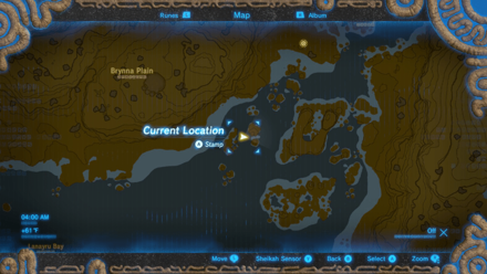 BotW - Master of the Wind Boulder 2 Map Location