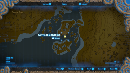 BotW - Master of the Wind Boulder 4 Map Location