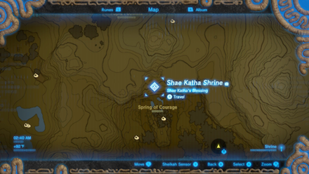 BotW - Shae Katha Shrine - Map