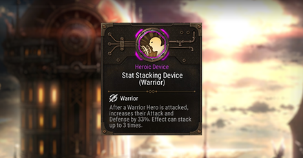 Epic Seven - Stat Stacking Device (Warrior) Rating and Description