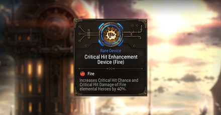 Epic Seven - Critical Hit Enhancement (Fire) Rating and Description
