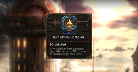 Epic Seven - Burn Device (Light/Dark) Rating and Description