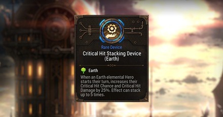 Epic Seven - Critical Hit Stacking Device (Earth) Rating and Description