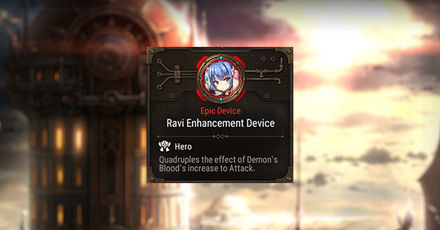 Epic Seven - Ravi Enhancement Device Rating and Description