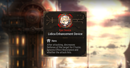 Epic Seven - Lidica Enhancement Device Rating and Description