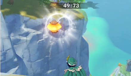 Genshin - Festive First Adventure - Collect Xiao Lanterns in 60 seconds