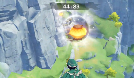 Genshin - Festive First Adventure - Collect Xiao Lanterns in 45 seconds