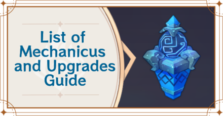 Genshin - Mechanicus Towers