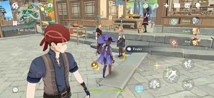 Genshin - Mondstadters in Liyue - Freki