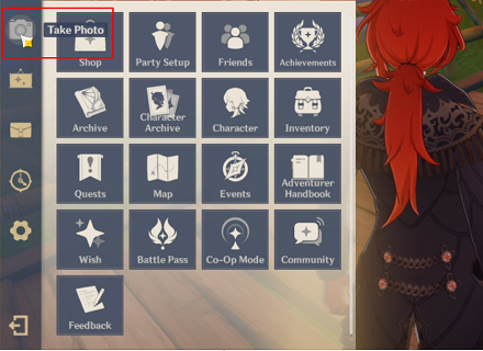 Genshin - Take Photo