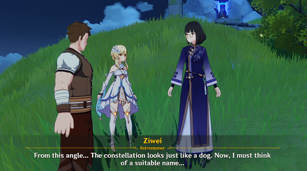 Genshin - Talk to Ziwei