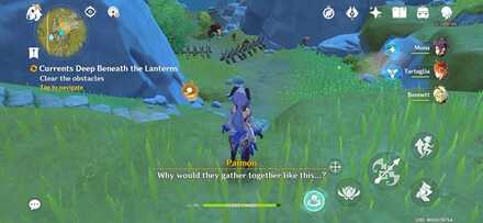 Genshin - Currents Deep Beneath the Lanterns - Obstacles