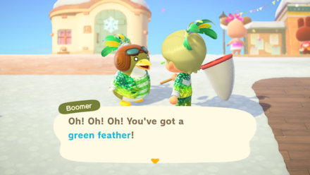 ACNH - Trade Feathers with Villagers