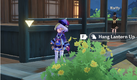 Genshin - Lantern Rite Big Business - Hang XIao Lantern on Other Side