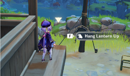 Genshin - Lantern Rite Big Business - Hang Xiao Lantern on One Side