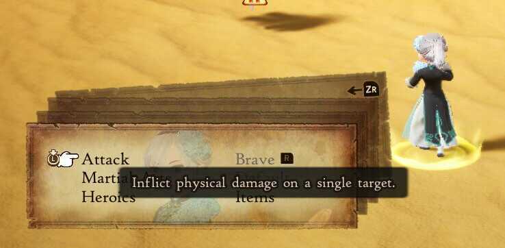 Bravely Default 2 Queued moves